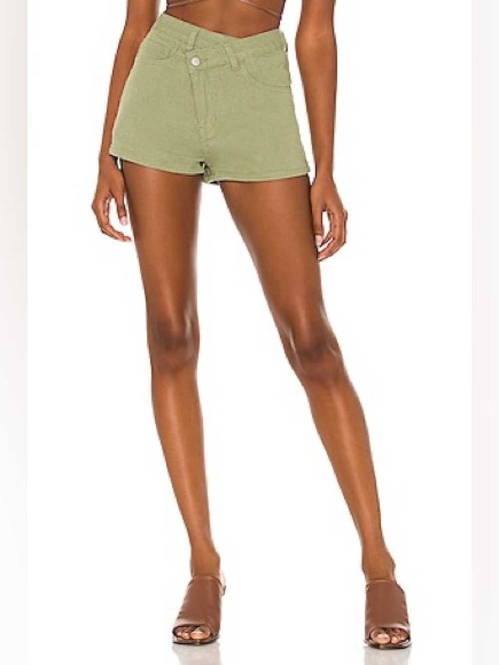 PRICE DROP Revolve superdown Rylan Asymmetrical Shorts in Green